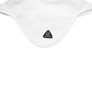 Acavallo Sublime Spandex Fly Veil With Silicone Logo Patch- White| Online For Equine