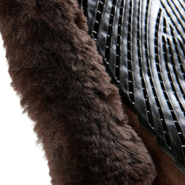 Buy Acavallo Twin Sided Gel Pad Jump Numnah Full Sheepskin Edge  | Online for Equine