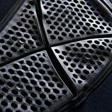 Buy Acavallo Western Anatomic X-Grip System Gel Pad Synth Wool Lined One Size Black  | Online for Equine