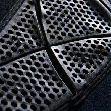 Buy Acavallo Western Anatomic X-Grip System Gel Pad Synth Wool Lined One Size Black  | Online for Equine