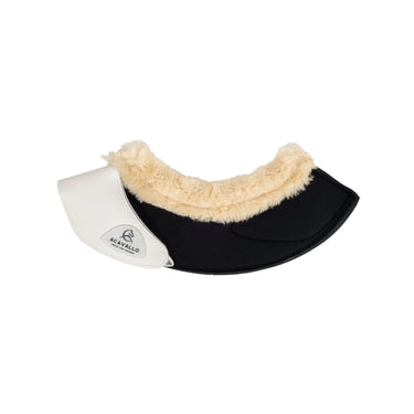 Buy Acavallo White Bell Boots W/Synthetic Fur In Pu Leather W/Velcro Fastening  | Online for Equine
