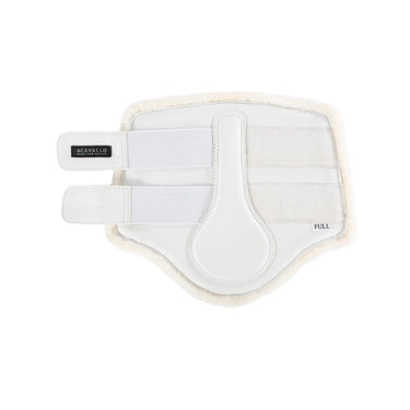 Buy Acavallo White Eco-Leather Front Brushing Horse Boots W/Double Velcro Fastening  | Online for Equine