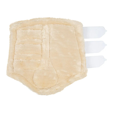 Buy Acavallo White Hind Brushing Horse Boots With Synthetic Fur With Triple Velcro  | Online for Equine