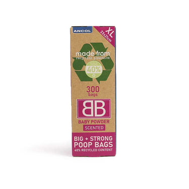 Ancol Made From Scented Giant Pack Poop Bags Baby Powder| Online For Equine