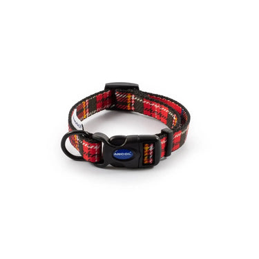Ancol Patterned Collection Tartan Collar Red| Online For Equine