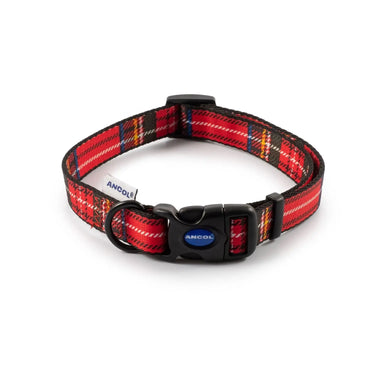 Ancol Patterned Collection Tartan Collar Red| Online For Equine