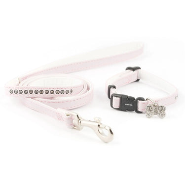 Ancol Small Bite Collar & Lead Deluxe Jewel Pink| Online For Equine