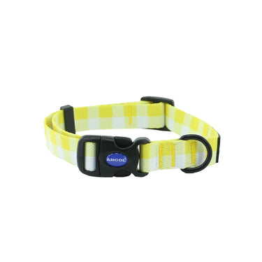 Ancol Soho Pet Collar Yellow Check| Online For Equine