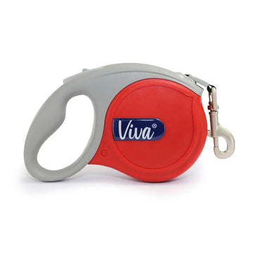 Ancol Viva Retractable Lead Red| Online For Equine