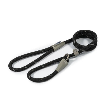 Ancol Viva Rope Slip Lead Black| Online For Equine