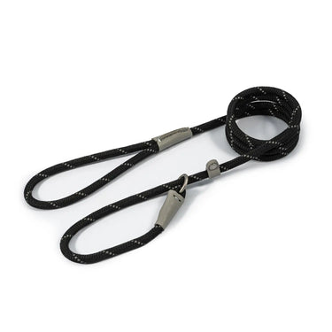Ancol Viva Rope Slip Lead Black| Online For Equine