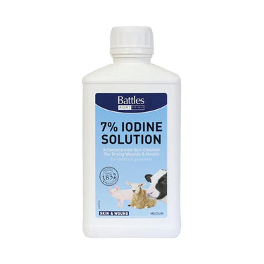Battles 7% Strong Iodine Solution| Online For Equine