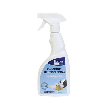 Battles 7% Strong Iodine Spray| Online For Equine