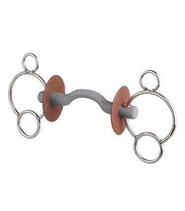 Buy Beris 3 Ring Soft Tongue Port Snaffle | Online for Equine