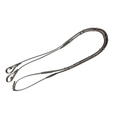 Black ProPresicce Massa Ergo Grip Rubber Reins by Hy Equestrian