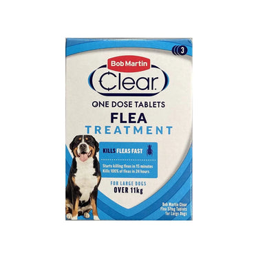 Buy Bob Martin Clear Flea Tablets For Large Dogs Over 11Kg | Online for Equine