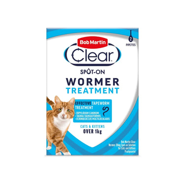 Bob Martin Clear Spot On Wormer For Cats & Kittens| Online For Equine