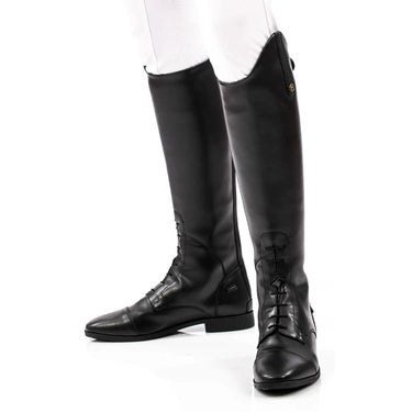 Brogini Albareto Easy-Care Black Long Field Boots - UK 7.5 (Euro 41) | Slim| Online For Equine