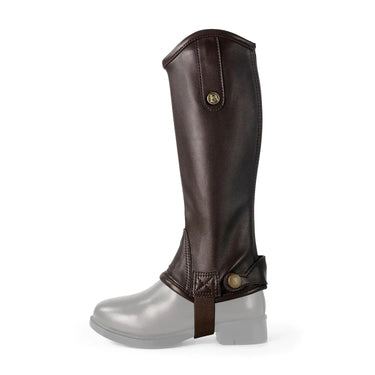 Brogini Treviso Piccino Easy-Care Brown Childrens Gaiters| Online For Equine