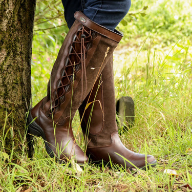 Brogini Wb125 Winchester Lace-Up Country Boots Brown Wide| Online For Equine