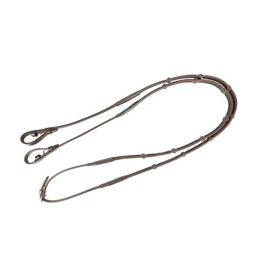 Brown ProPresicce Massa Ergo Grip Rubber Reins by Hy Equestrian| Online For Equine