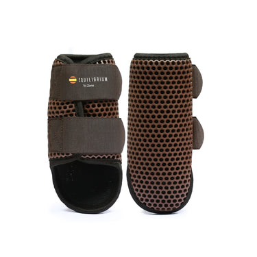Buy Equilibrium Breathable Tri-Zone Brushing Boots Brown | Online for Equine