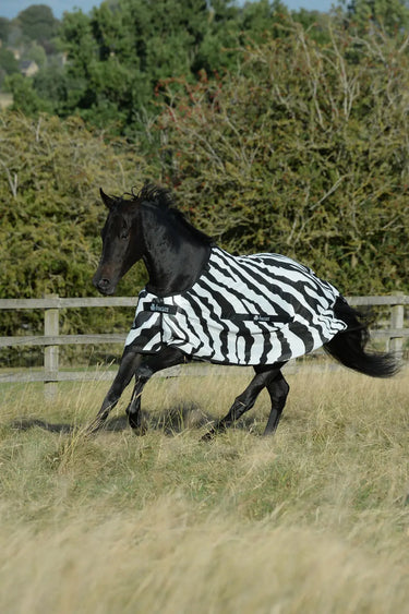 Bucas Buzz-Off Zebra Detachable Neck Rug| Online For Equine