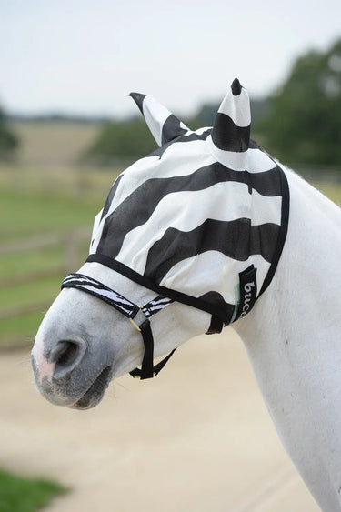 Bucas Buzz-Off Zebra Print Fly Mask| Online For Equine