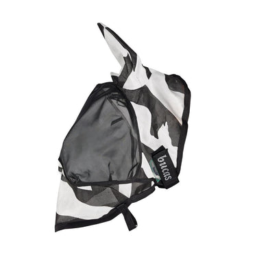 Bucas Buzz-Off Deluxe Zebra Print Fly Mask