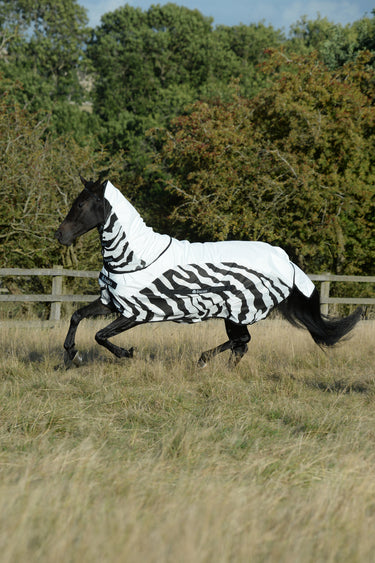 Bucas Buzz-Off Rain Zebra Fly Rug