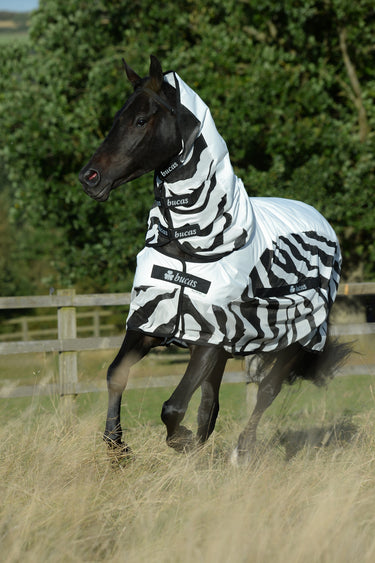 Bucas Buzz-Off Rain Zebra Fly Rug