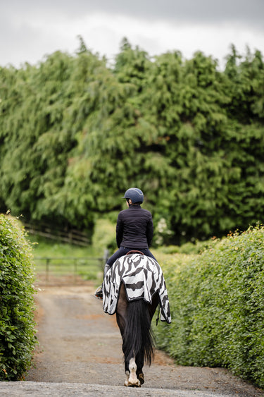 Bucas Buzz-Off Riding Zebra Rug