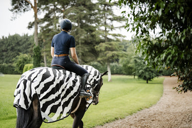 Bucas Buzz-Off Riding Zebra Rug