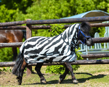 Bucas Buzz-Off Zebra Fly Rug