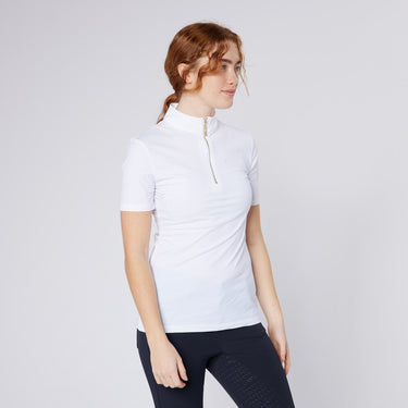 Cameo Equine White Performance Competition Shirt