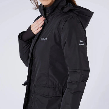 Cameo Equine Black Ventus Waterproof Ladies Riding Jacket| Online For Equine