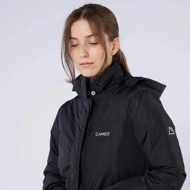 Cameo Equine Black Ventus Waterproof Ladies Riding Jacket| Online For Equine