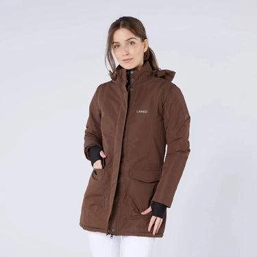 Cameo Equine Chocolate Ventus Waterproof Ladies Riding Jacket| Online For Equine