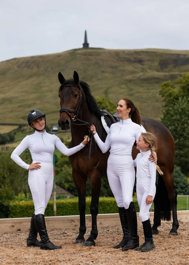Buy Cameo Equine Core Collection Everyday Ladies White Tights| Online for Equine