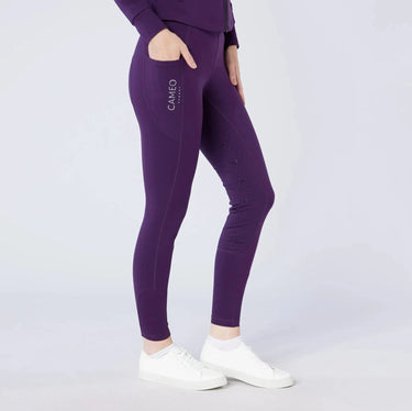 Cameo Equine Deep Purple Junior Ecodry Riding Tight| Online For Equine