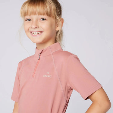 Cameo Equine Dusky Pink Junior Core Short Sleeve Baselayer| Online For Equine