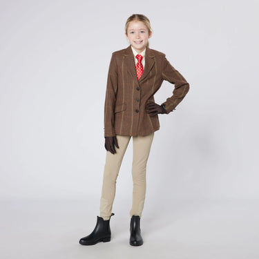 Cameo Equine Junior Phoebe Brown Tweed Jacket - 7-8 Years| Online For Equine