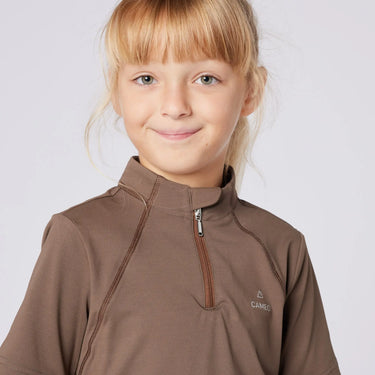 Cameo Equine Mocha Junior Core Short Sleeve Baselayer| Online For Equine