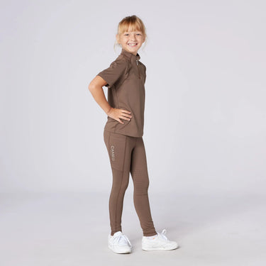 Cameo Equine Mocha Junior Core Short Sleeve Baselayer| Online For Equine