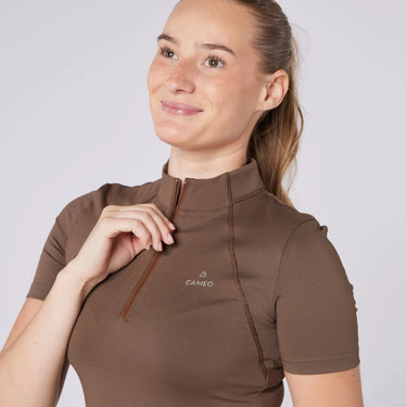 Cameo Equine Mocha Short Sleeve Baselayer| Online For Equine