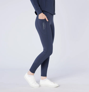Cameo Equine Navy Ladies Thermodry Tights| Online For Equine