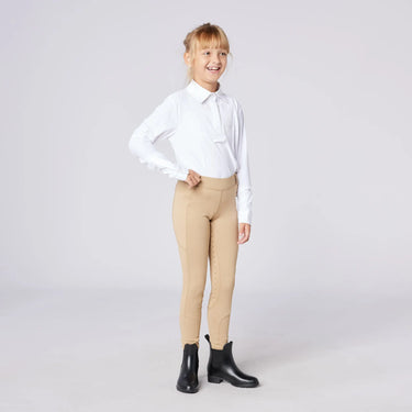 Cameo Equine White Junior Classic Long Sleeve Show Shirt| Online For Equine