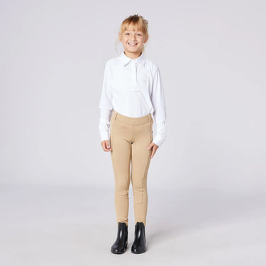 Cameo Equine White Junior Classic Long Sleeve Show Shirt| Online For Equine