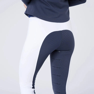 Cameo Equine White/ Navy Seat Junior Ecodry Riding Tight| Online For Equine