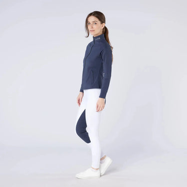 Cameo Equine White/ Navy Seat Junior Ecodry Riding Tight| Online For Equine